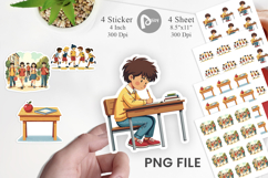Vintage Classroom Sticker Product Image 1