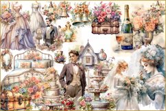 Vintage &amp; Charm Clipart Mega Bundle, Set of 80 elements Product Image 3