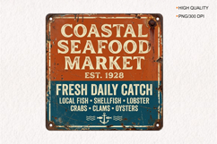 Retro Vintage Market Signs Bundle Product Image 13