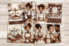 African American Journal, Vintage Coffee Pages, GlamArtZhanna, Coffee Lovers Printable, Victorian Junk Journal, Coffee Beans Journaling, Coffee Journal Card, Decoupage Paper, Scrapbook Digital Paper, Coffee Themed Journal