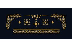 Vintage collection element floral ornament design art Product Image 1