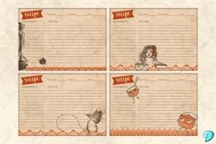 Vintage Cook Book Printable Recipe Cards Product Image 3