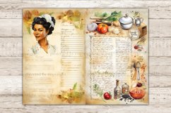 Vintage Cookbook Collage Sheet, Retro Junk Journal Paper, GlamArtZhanna, Baking Junk Journal Pages, Recipe Book Page, Kitchen Junk Journal Kit, Printable Junk Journal Pages, Cooking Journaling Pages, African American Journal Card, Book Diary Paper