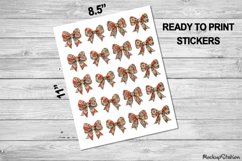 Vintage Coquette Stickers Sheet | Luxury Printable Clipart Product Image 2