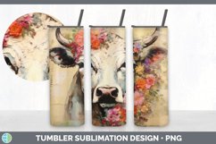 Bundle of six Decoupage Cows Tumbler designs.