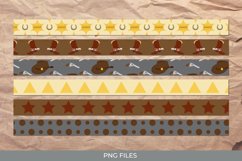 Vintage Cowboy Stuff Seamless Stripe Product Image 1