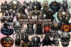 Vintage Creepy Halloween Clipart Bundle, Vintage Creepy Halloween Sublimation Bundle, Creepy Old Witch Halloween Clipart, Vintage Creepy Halloween Clipart, Vintage Halloween, Creepy, Halloween Clipart, Halloween Clip Art, Skulls, Gothic, Vintage, Antique,