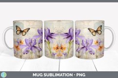 GorgeousDecoupage Crocuses Mug Wrap design.