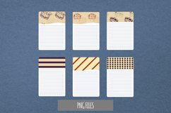 Vintage Crown Seamless Pattern Shaped Journaling Page Product Image 1