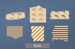 Vintage Crown Seamless Pattern Torn Paper Product Image 1