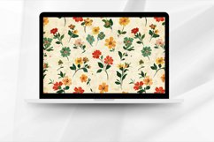 Vintage Cute Small Flowers Digital Paper Bundle Product Image 4