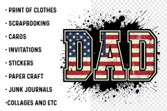 Vintage Dad 4th of July PNG Product Image 3