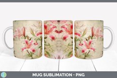 GorgeousVintage Decoupage Mug Wrap design.