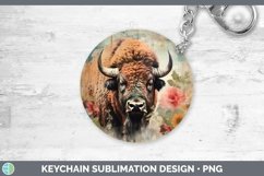 GorgeousVintage Decoupage Keychain design.