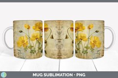 GorgeousVintage Decoupage Mug Wrap design.