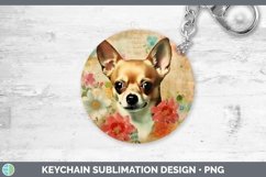 GorgeousVintage Decoupage Keychain design.