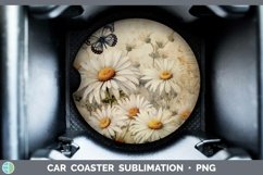 GorgeousVintage Decoupage Car Coaster design.