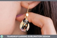 GorgeousVintage Decoupage Teardrop Earrings design.