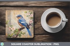 GorgeousVintage Decoupage Square Coaster design.