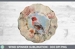 GorgeousVintage Decoupage Wind Spinner design.