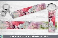 GorgeousVintage Decoupage Key Fob design.