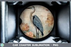 GorgeousVintage Decoupage Car Coaster design.