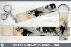 GorgeousVintage Decoupage Key Fob design.