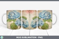 GorgeousVintage Decoupage Mug Wrap design.