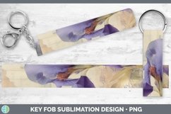 GorgeousVintage Decoupage Key Fob design.