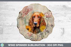 GorgeousVintage Decoupage Wind Spinner design.