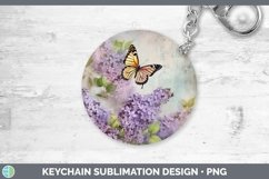 GorgeousVintage Decoupage Keychain design.