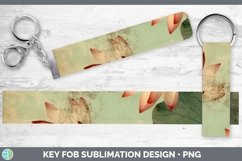 GorgeousVintage Decoupage Key Fob design.