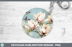 GorgeousVintage Decoupage Keychain design.