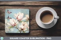 GorgeousVintage Decoupage Square Coaster design.