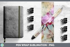 GorgeousVintage Decoupage Pen Wrap design.