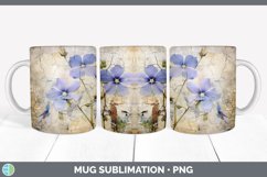 GorgeousVintage Decoupage Mug Wrap design.