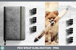 GorgeousVintage Decoupage Pen Wrap design.