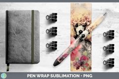 GorgeousVintage Decoupage Pen Wrap design.