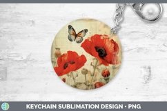 GorgeousVintage Decoupage Keychain design.