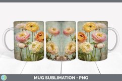 GorgeousVintage Decoupage Mug Wrap design.