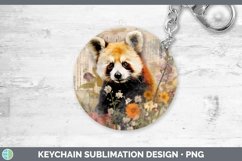 GorgeousVintage Decoupage Keychain design.