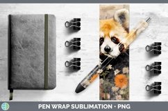 GorgeousVintage Decoupage Pen Wrap design.