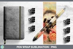 GorgeousVintage Decoupage Pen Wrap design.