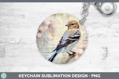 GorgeousVintage Decoupage Keychain design.