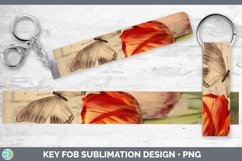 GorgeousVintage Decoupage Key Fob design.