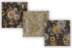 elegant print,elegant flower pattern,timeless floral,sophisticated floral,antique details,vintage details,vintage elegance,botanical flowers,botanical elegance,sunflowers print,old books design,classic elegance,sophisticated pattern,vintage floral design,