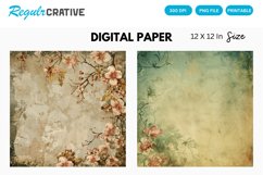 Vintage Seamless Digital Paper, Vintage Background Product Image 1