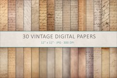 Vintage digital paper, old paper textures Product Image 1