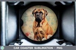 GorgeousVintage Dogs Car Coaster design.