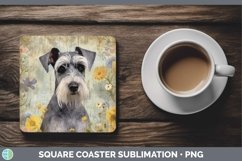 GorgeousVintage Dogs Square Coaster design.